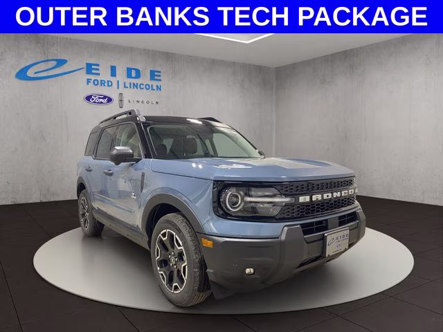 2026 Azure Gray Metallic Ford Bronco Sport Outer Banks 4X4 SUV
