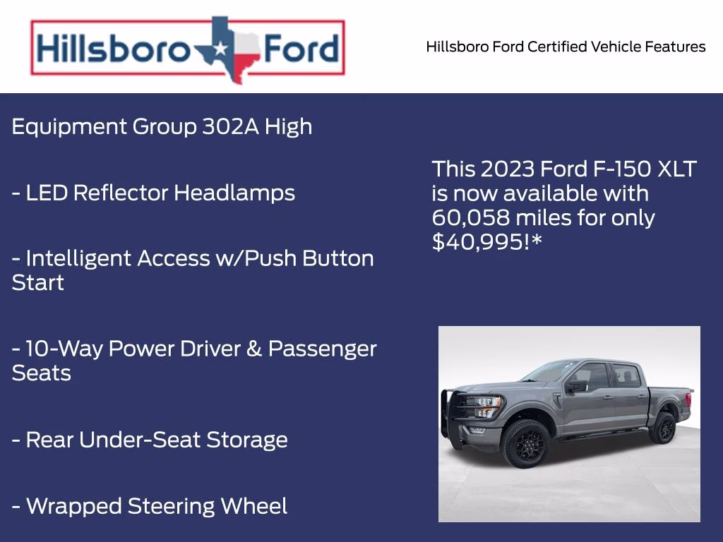 2023 Carbonized Gray Metallic Ford F-150 XLT 4X4 Truck