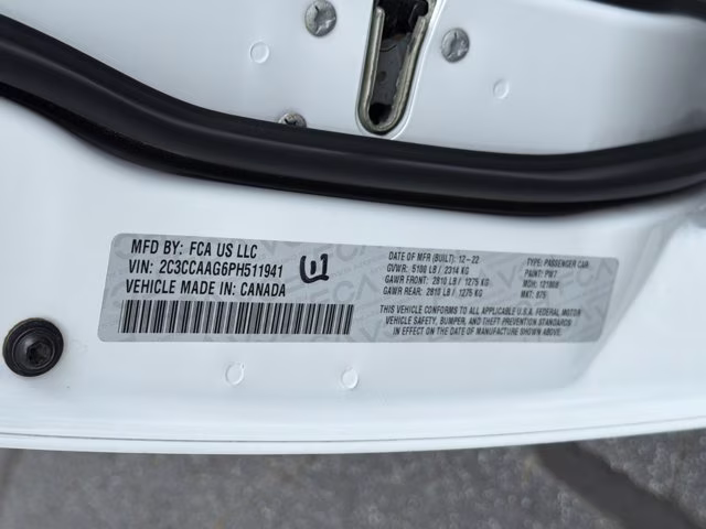 2023 Bright White Clearcoat Chrysler 300 Touring RWD Sedan