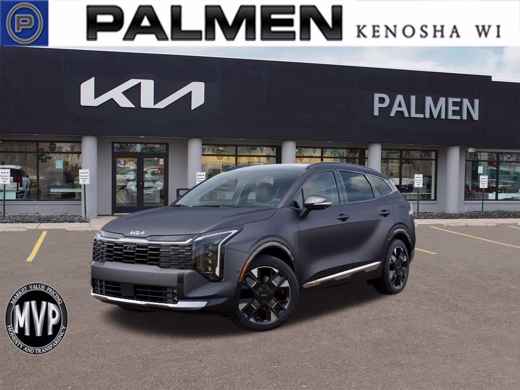2026 Shadow Matte Gray Kia Sportage Hybrid SX-Prestige AWD SUV