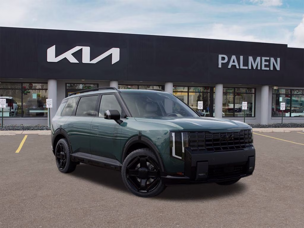2027 Black Jade Green Kia Telluride X-Line EX AWD SUV