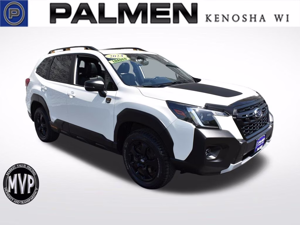 2024 Crystal White Pearl Subaru Forester Wilderness AWD SUV