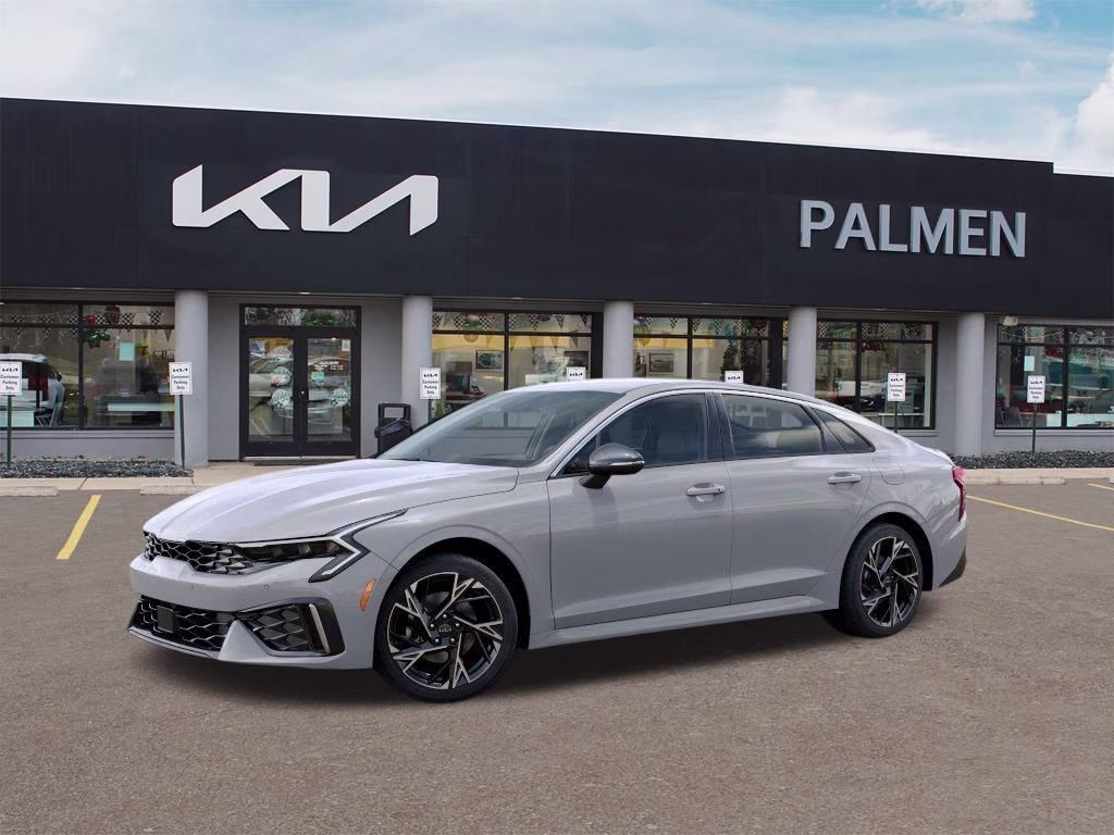 2026 Wolf Gray Kia K5 GT-Line AWD Sedan