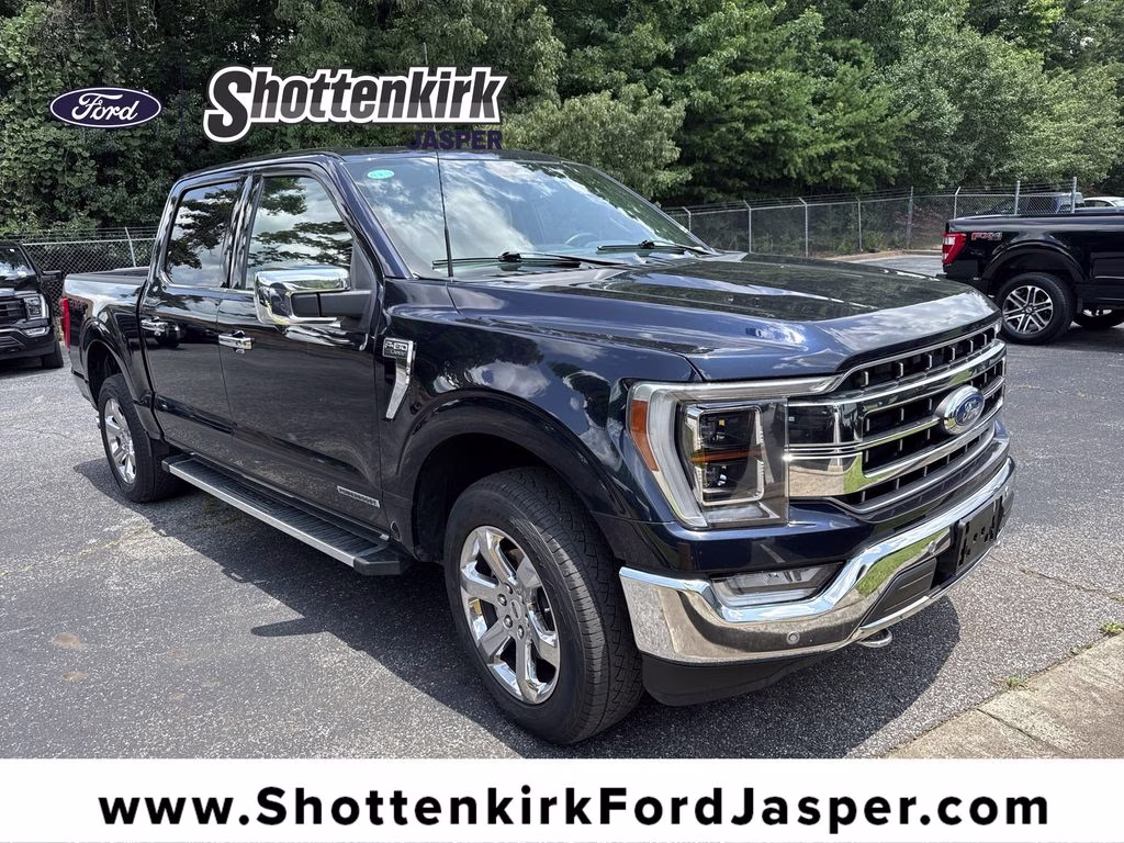 2023 Antimatter Blue Metallic Ford F-150 Lariat 4X4 Truck