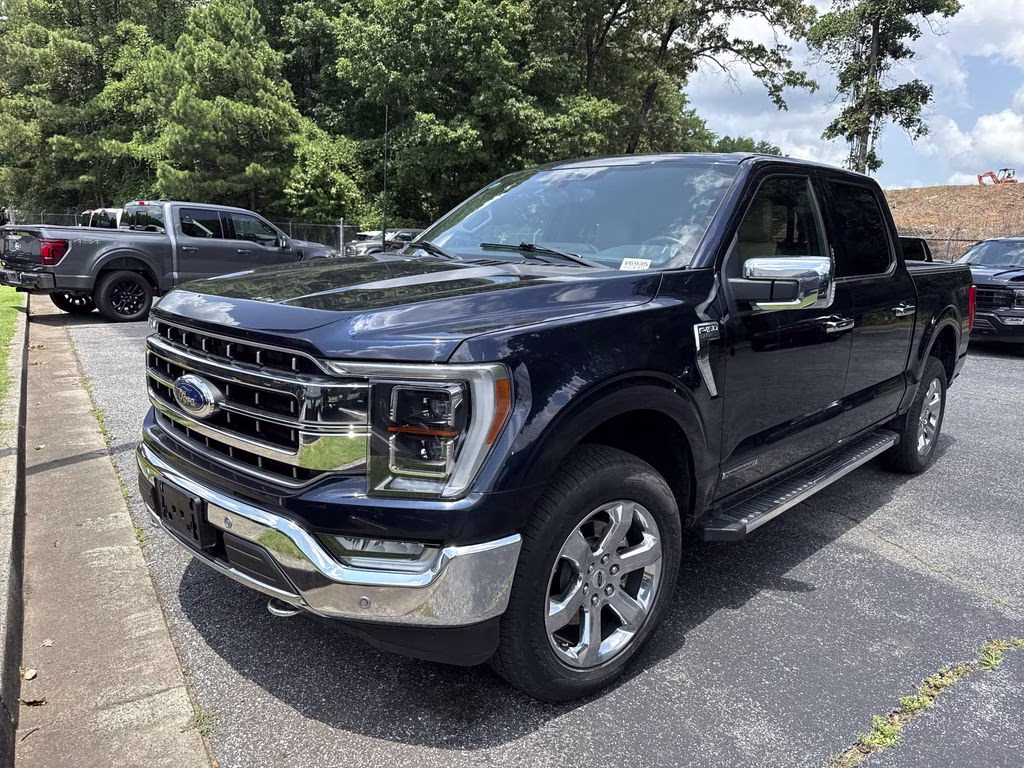 2023 Antimatter Blue Metallic Ford F-150 Lariat 4X4 Truck