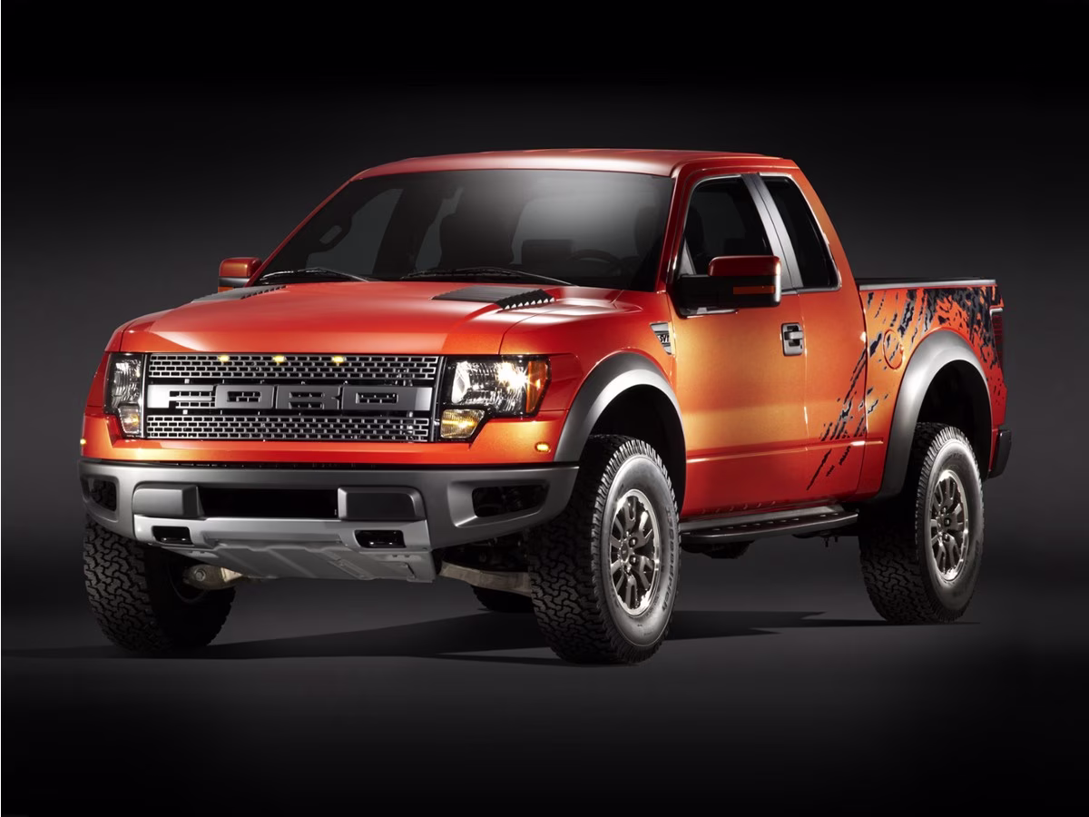 2011 Red Ford F-150 4X4 Truck