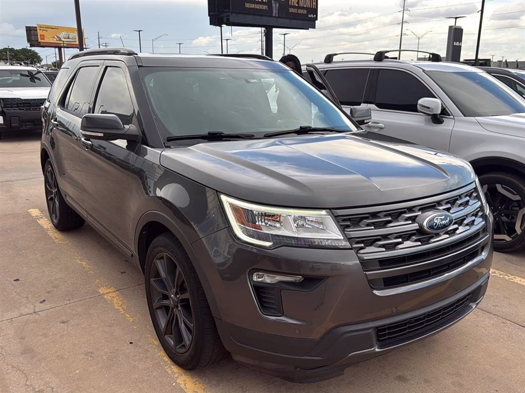 2018 Magnetic Metallic Ford Explorer XLT FWD SUV
