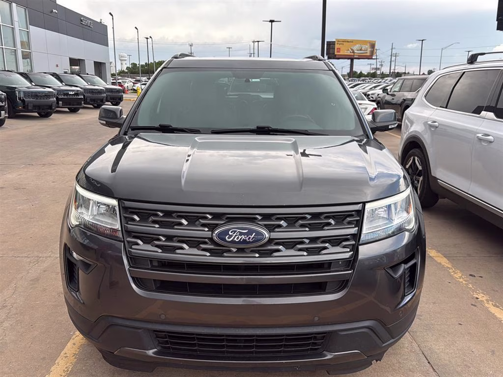 2018 Magnetic Metallic Ford Explorer XLT FWD SUV