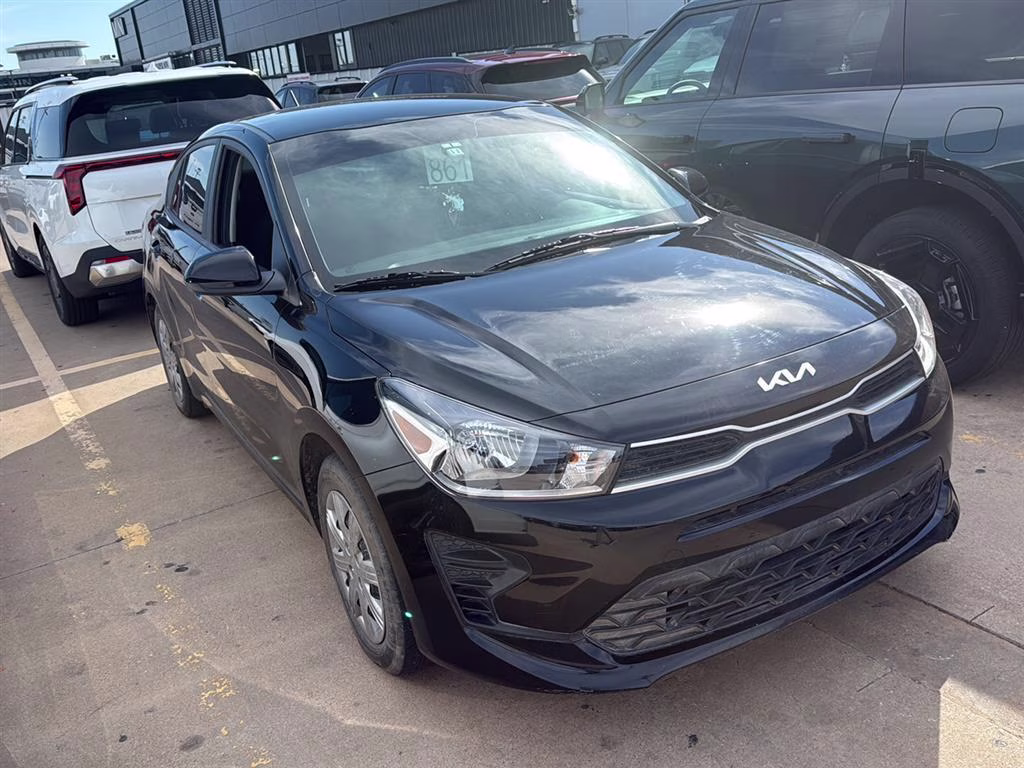 2023 Aurora Black Kia Rio LX FWD Sedan