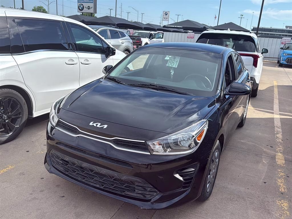 2023 Aurora Black Kia Rio LX FWD Sedan