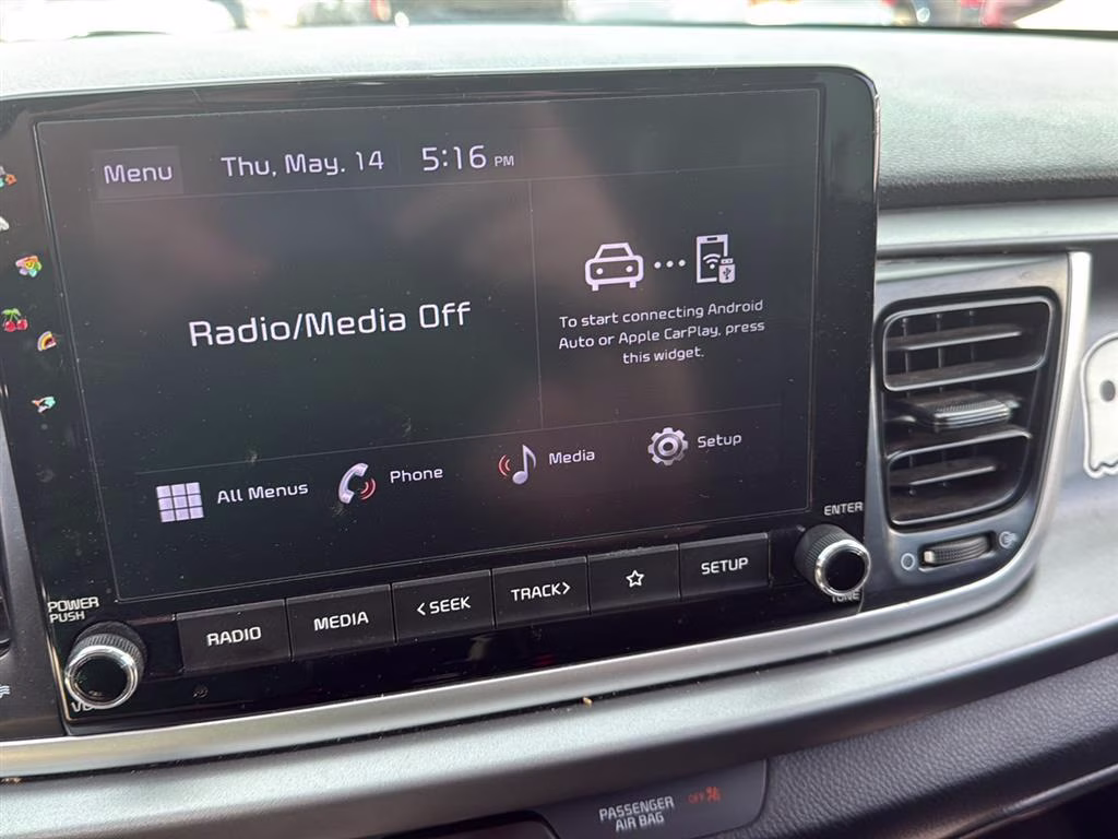 2023 Aurora Black Kia Rio LX FWD Sedan