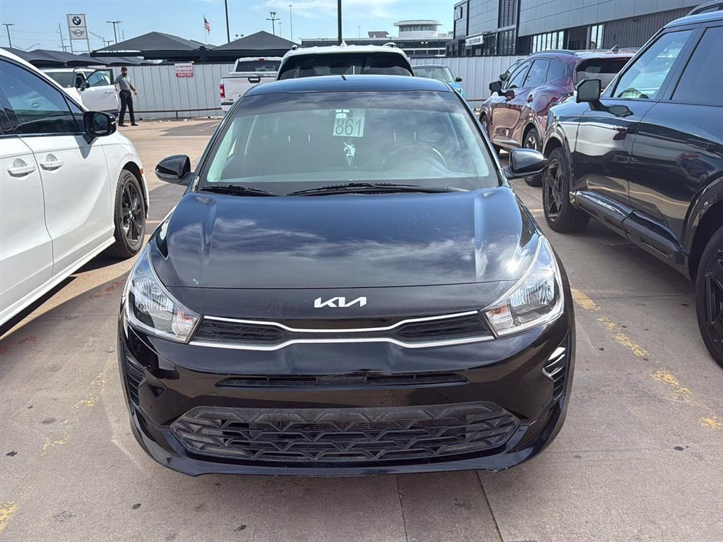 2023 Aurora Black Kia Rio LX FWD Sedan