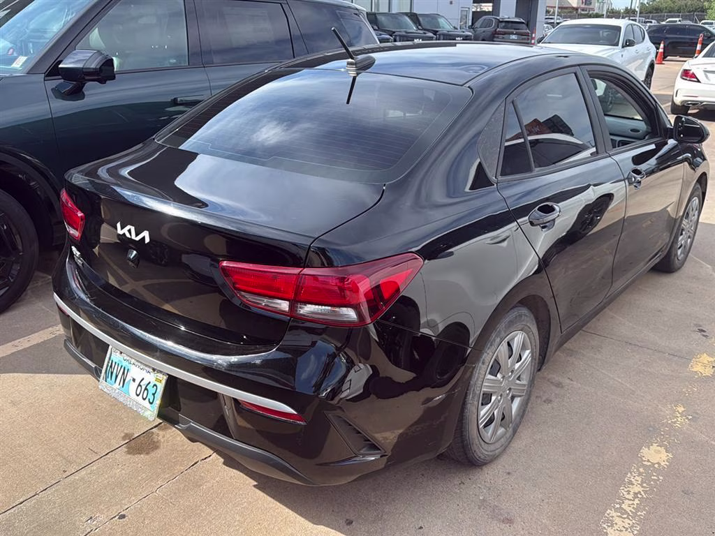 2023 Aurora Black Kia Rio LX FWD Sedan