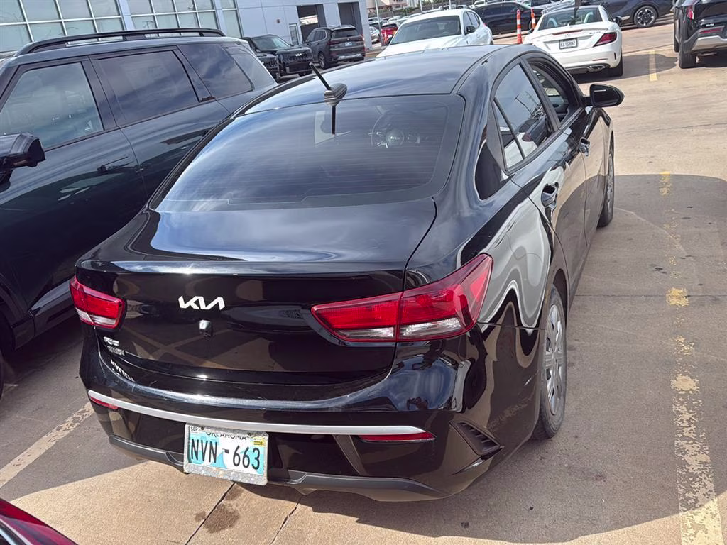 2023 Aurora Black Kia Rio LX FWD Sedan