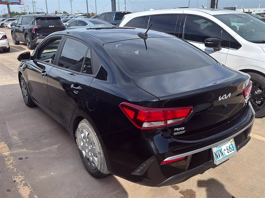 2023 Aurora Black Kia Rio LX FWD Sedan