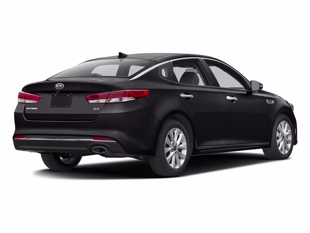 2016 Ebony Black Kia Optima EX FWD Sedan