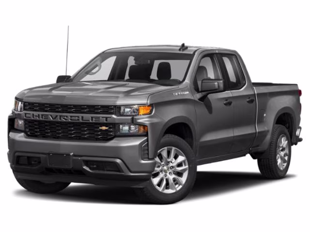 2019 Satin Steel Metallic Chevrolet Silverado 1500 Custom 4X4 Truck