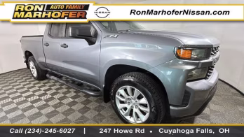 2019 Satin Steel Metallic Chevrolet Silverado 1500 Custom 4X4 Truck