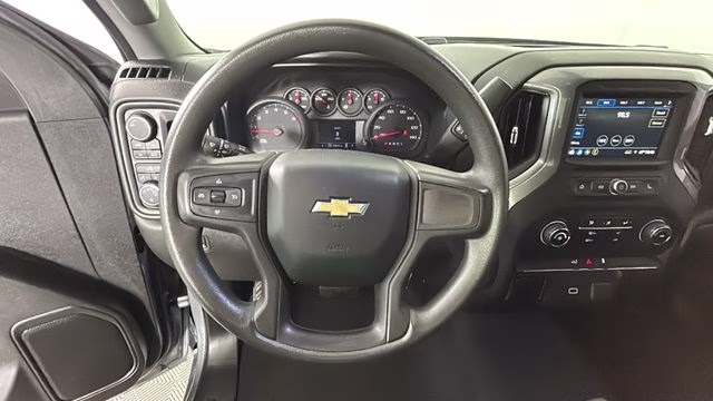 2019 Satin Steel Metallic Chevrolet Silverado 1500 Custom 4X4 Truck