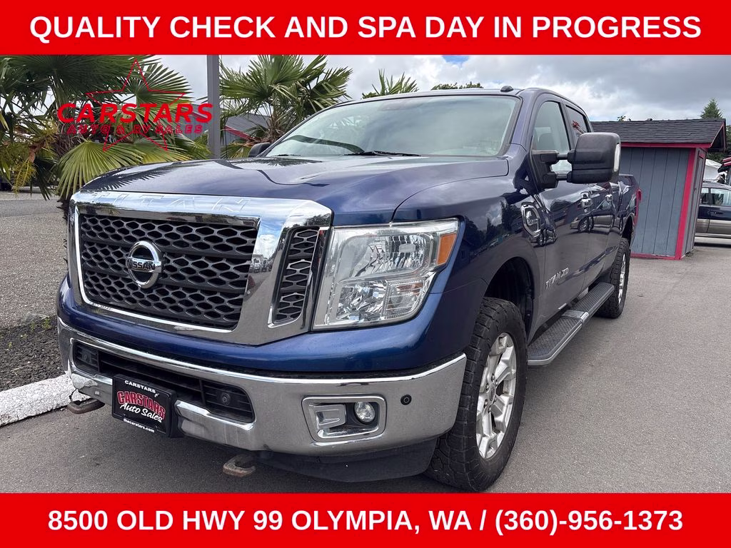 2017 Blue Nissan Titan XD SV 4X4 Truck