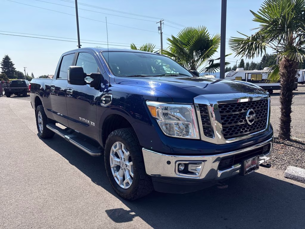 2017 Blue Nissan Titan XD SV 4X4 Truck