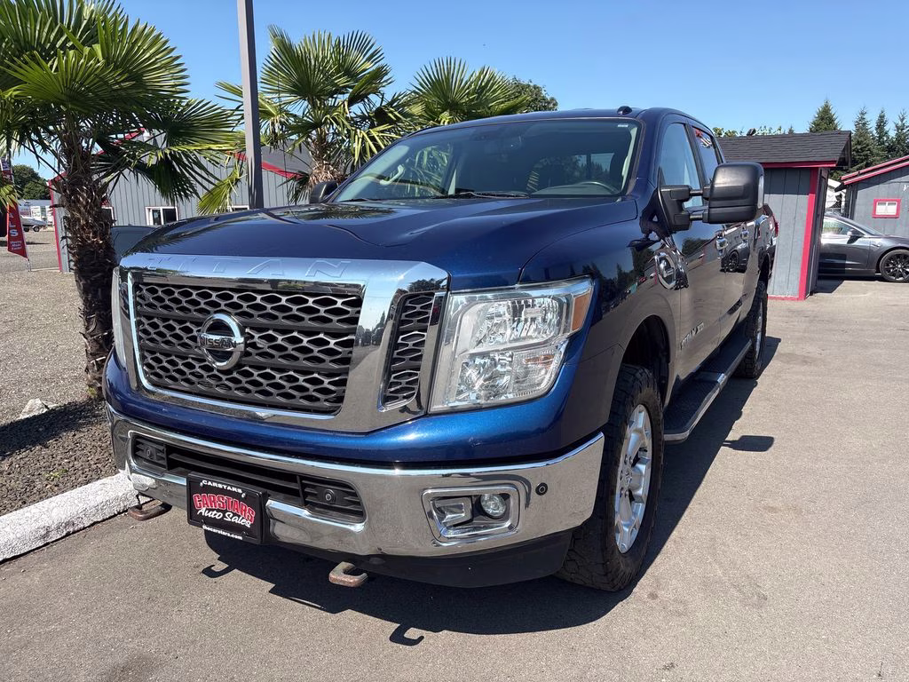 2017 Blue Nissan Titan XD SV 4X4 Truck