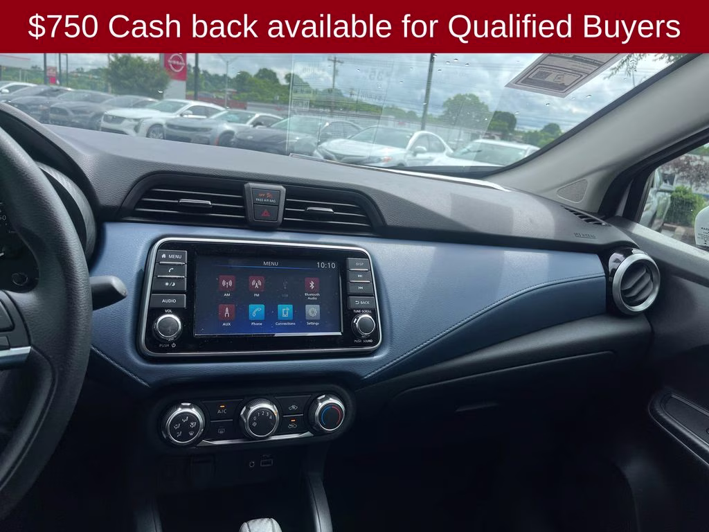 2025 Aspen White Tricoat Nissan Versa 1.6 SV FWD Sedan