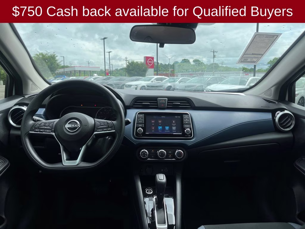 2025 Aspen White Tricoat Nissan Versa 1.6 SV FWD Sedan