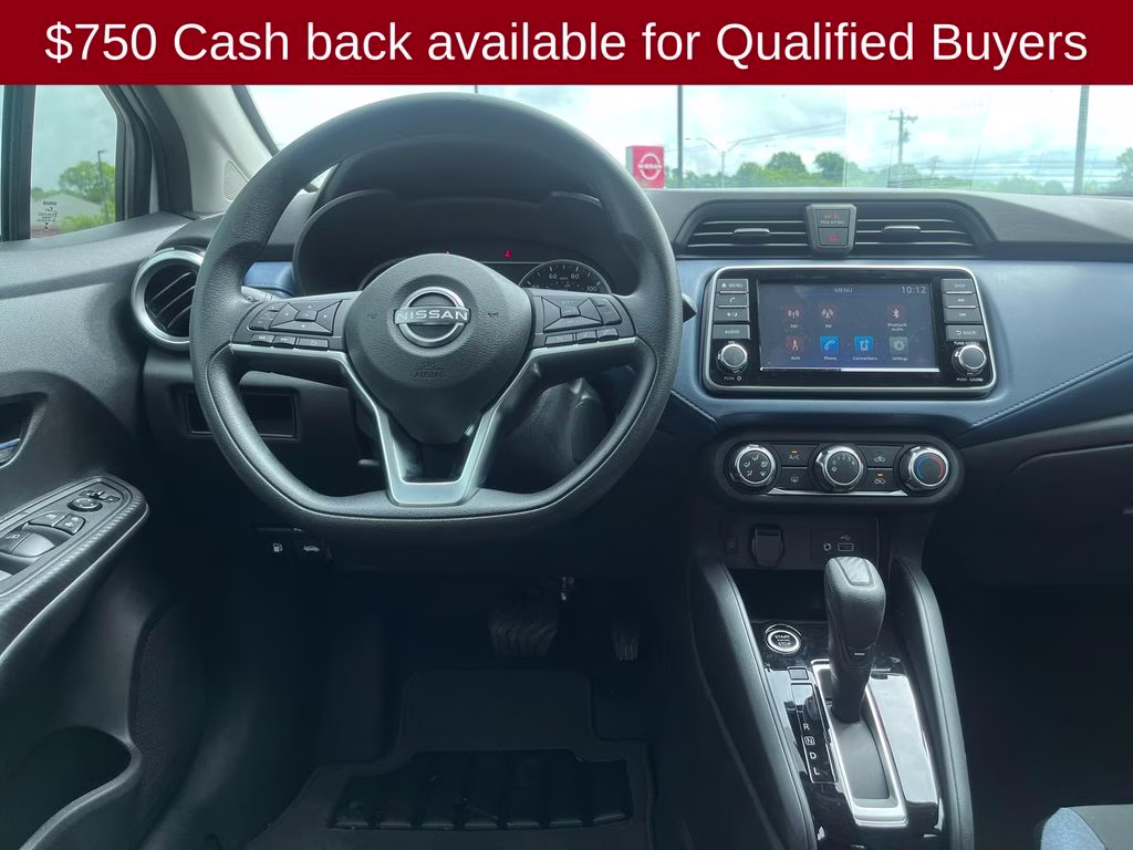 2025 Aspen White Tricoat Nissan Versa 1.6 SV FWD Sedan