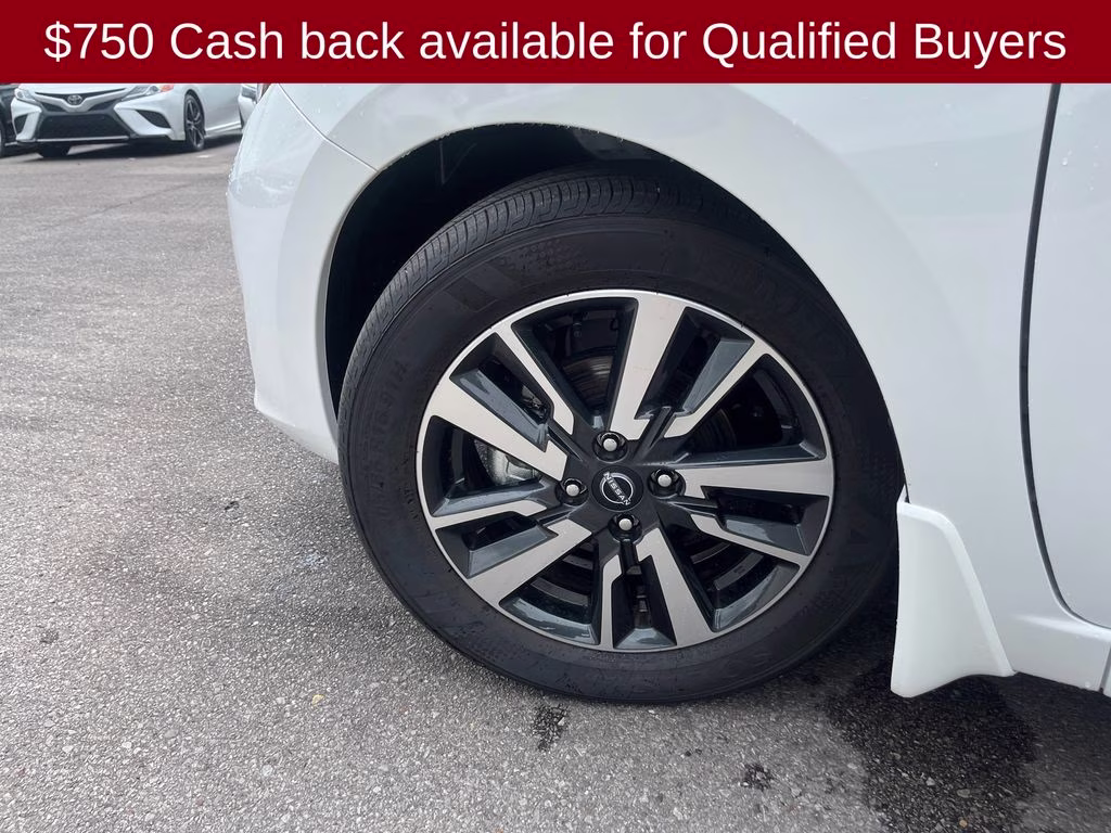 2025 Aspen White Tricoat Nissan Versa 1.6 SV FWD Sedan