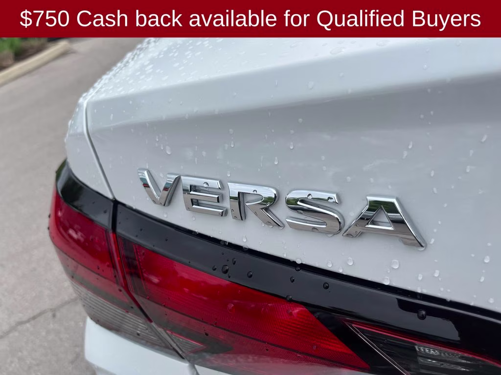 2025 Aspen White Tricoat Nissan Versa 1.6 SV FWD Sedan