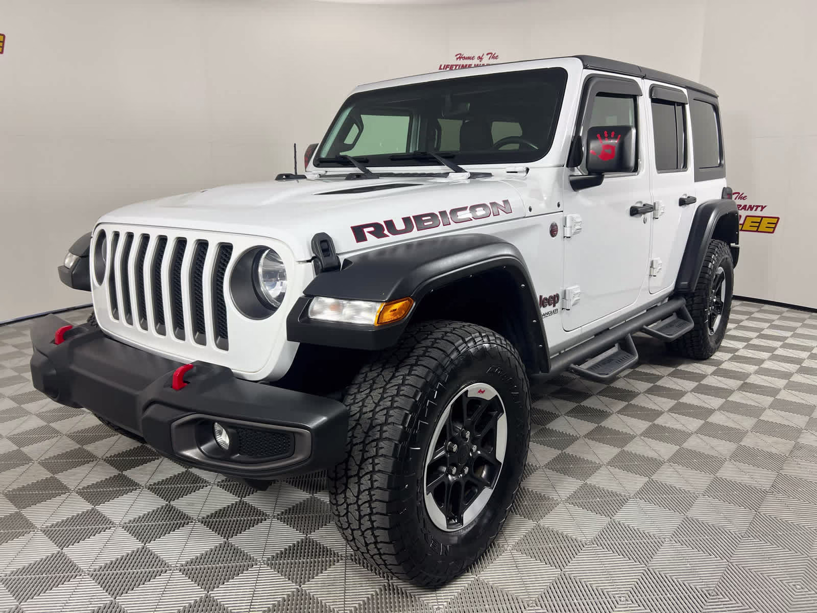 2021 Bright White Clearcoat Jeep Wrangler Unlimited Rubicon 4X4 SUV