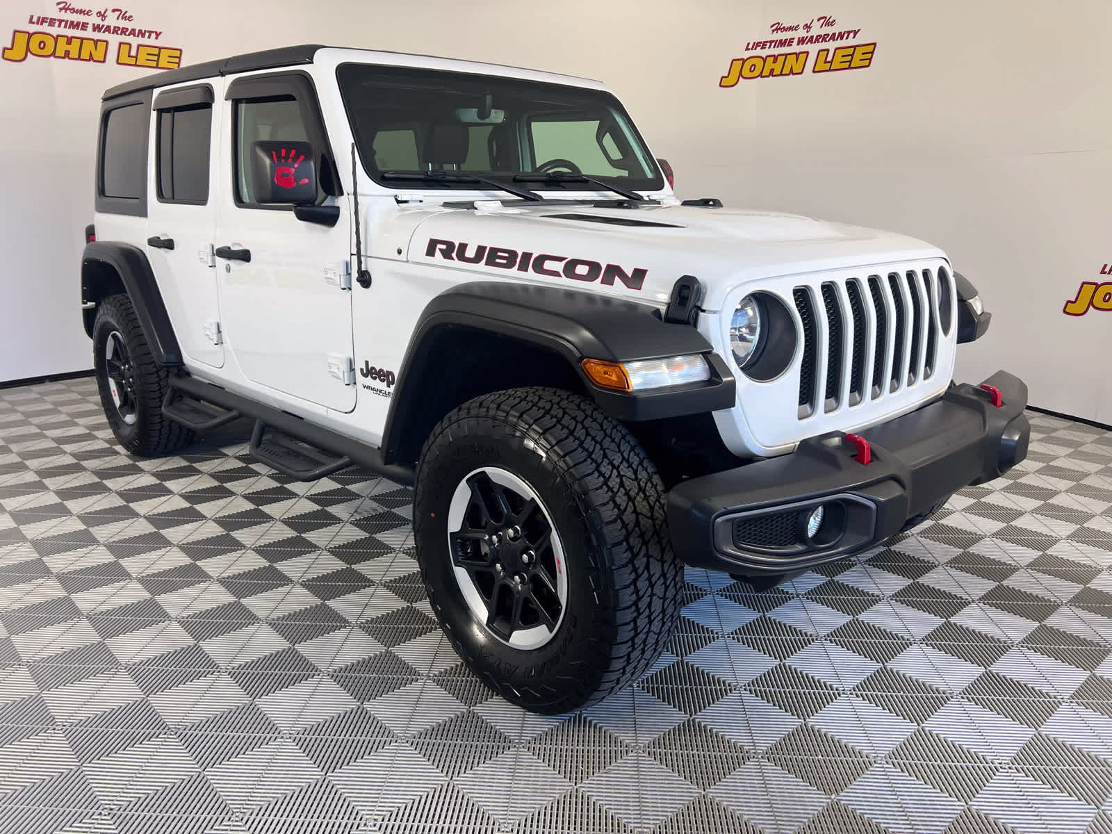 2021 Bright White Clearcoat Jeep Wrangler Unlimited Rubicon 4X4 SUV