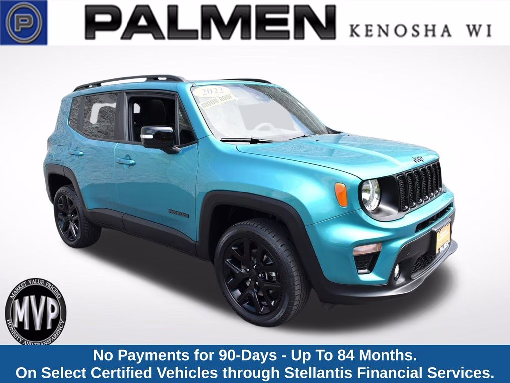 2022 Bikini Metallic Clearcoat Jeep Renegade Altitude 4X4 SUV
