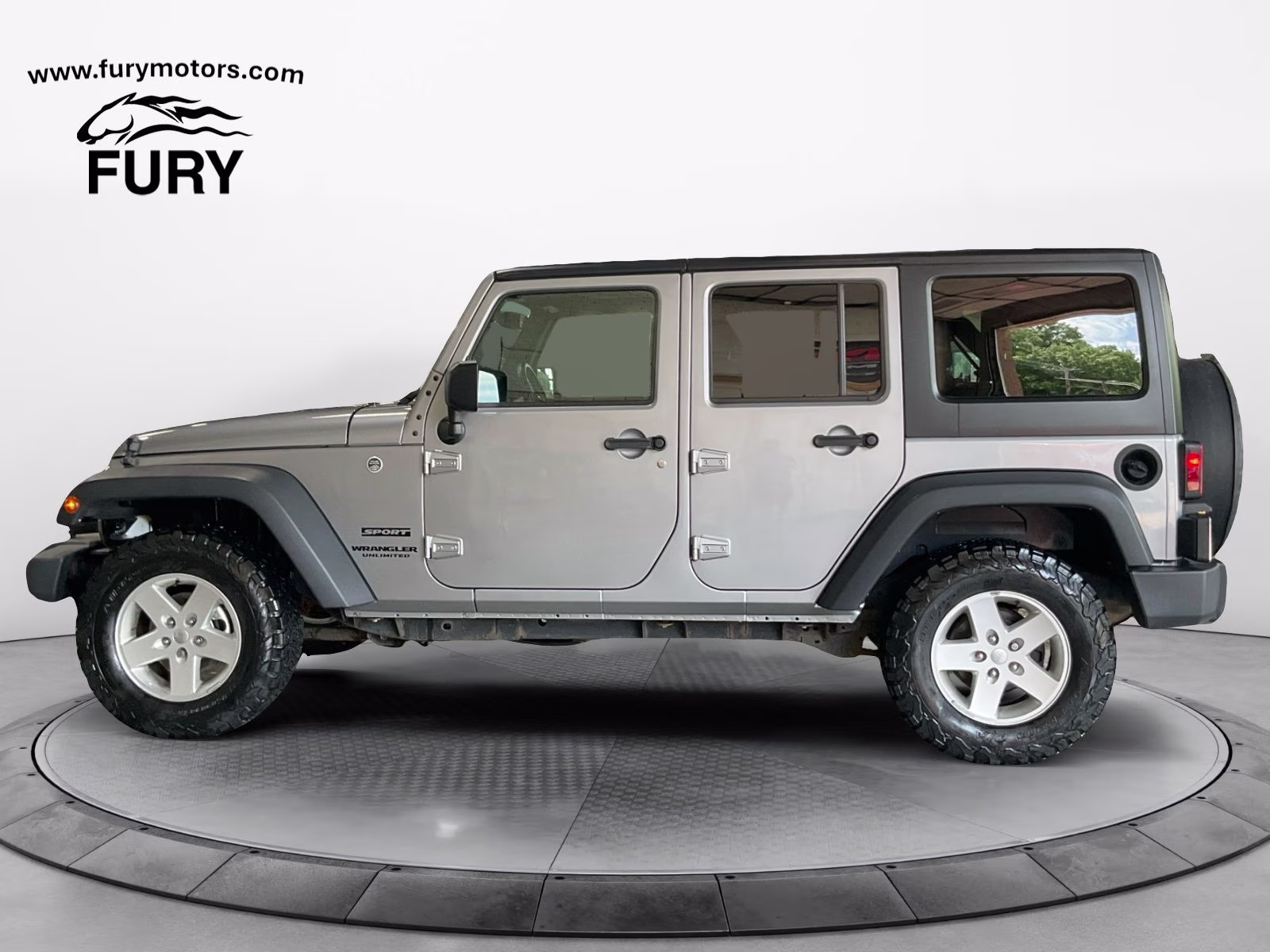 2017 Billet Silver Metallic Clearcoat Jeep Wrangler Unlimited Sport 4X4 SUV