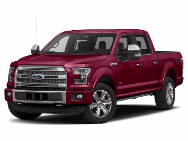 2015 Ruby Red Metallic Ford F-150 Platinum 4X4 Truck