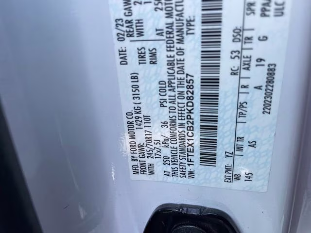 2023 Oxford White Ford F-150 XL RWD Truck