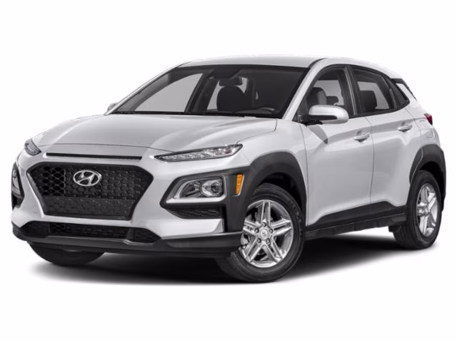 2020 Chalk White Hyundai Kona SE AWD SUV