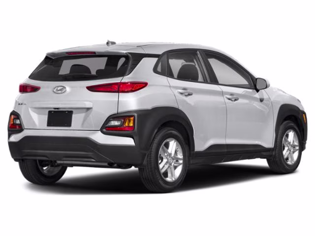 2020 Chalk White Hyundai Kona SE AWD SUV