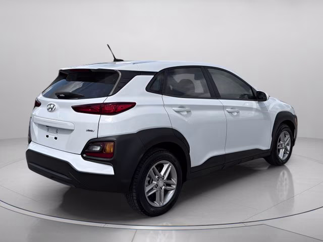 2020 Chalk White Hyundai Kona SE AWD SUV
