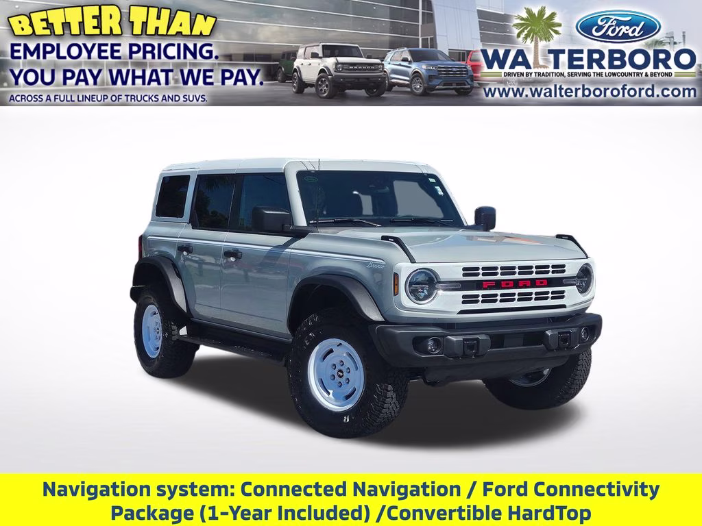 2026 Avalanche Gray Ford Bronco Heritage Edition 4X4 SUV