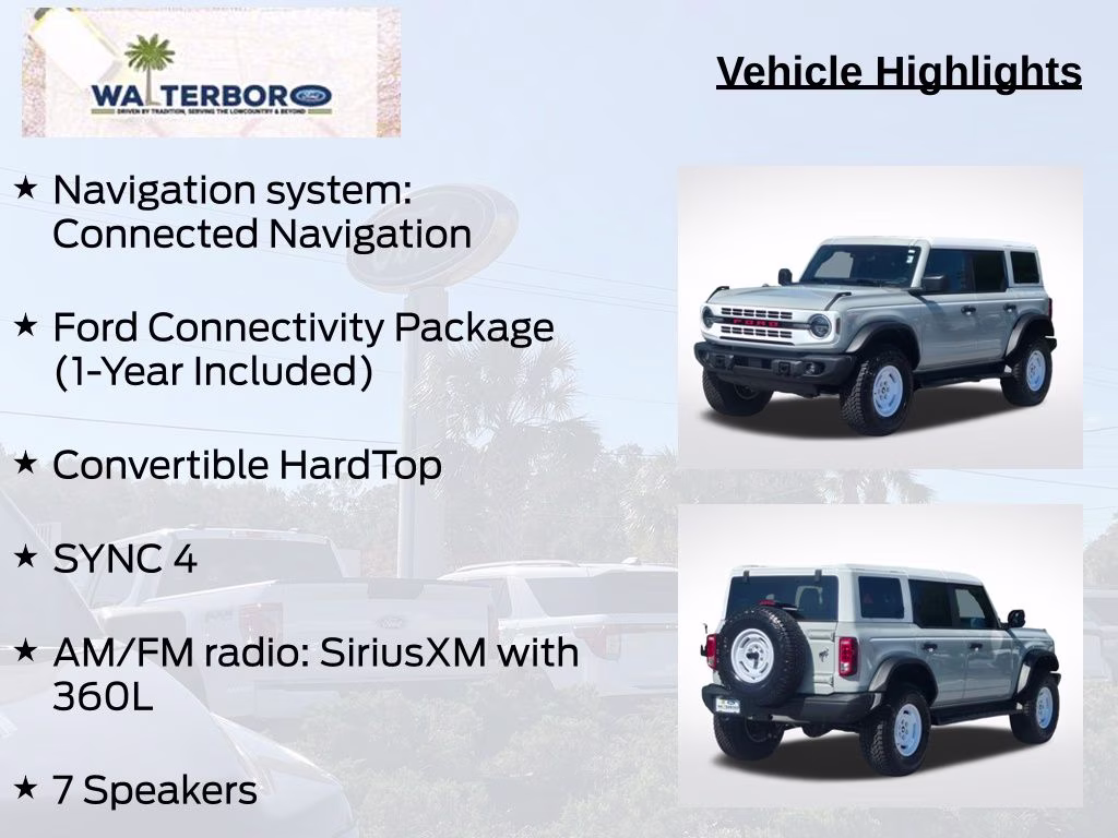 2026 Avalanche Gray Ford Bronco Heritage Edition 4X4 SUV