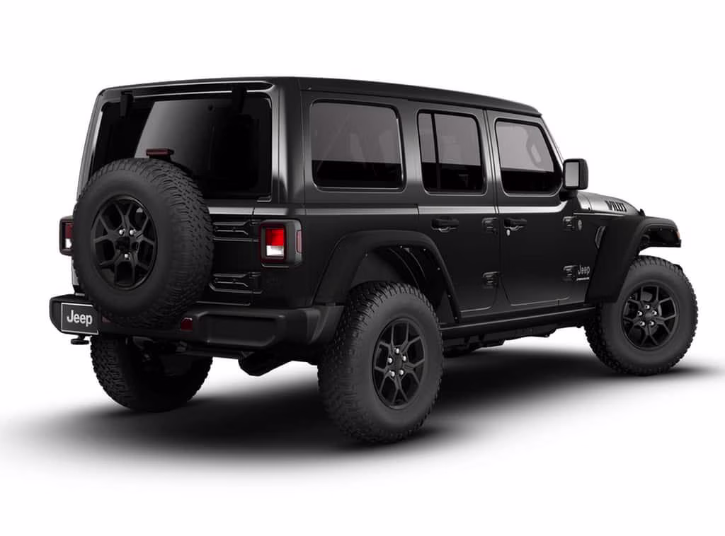 2026 Black Clear Coat Jeep Wrangler Wrangler 4-door Willys 4X4 4-door