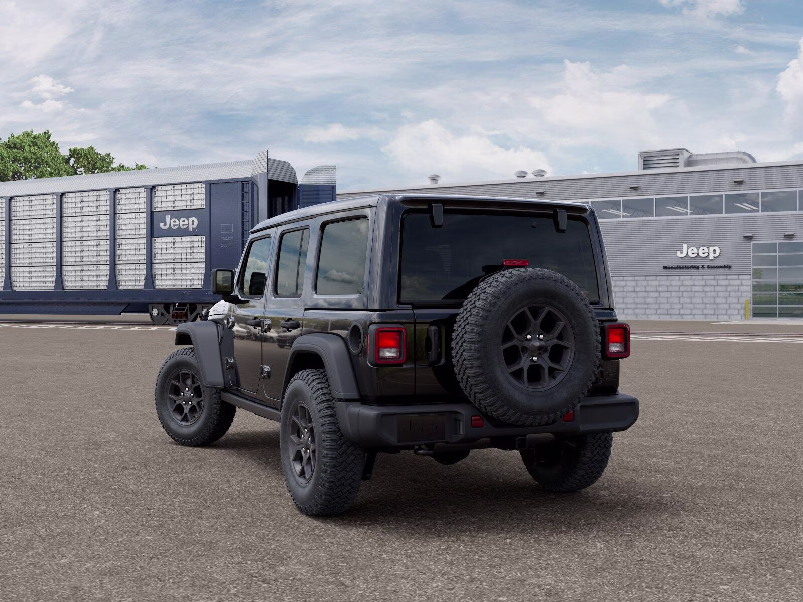 2026 Black Clear Coat Jeep Wrangler Wrangler 4-door Willys 4X4 4-door