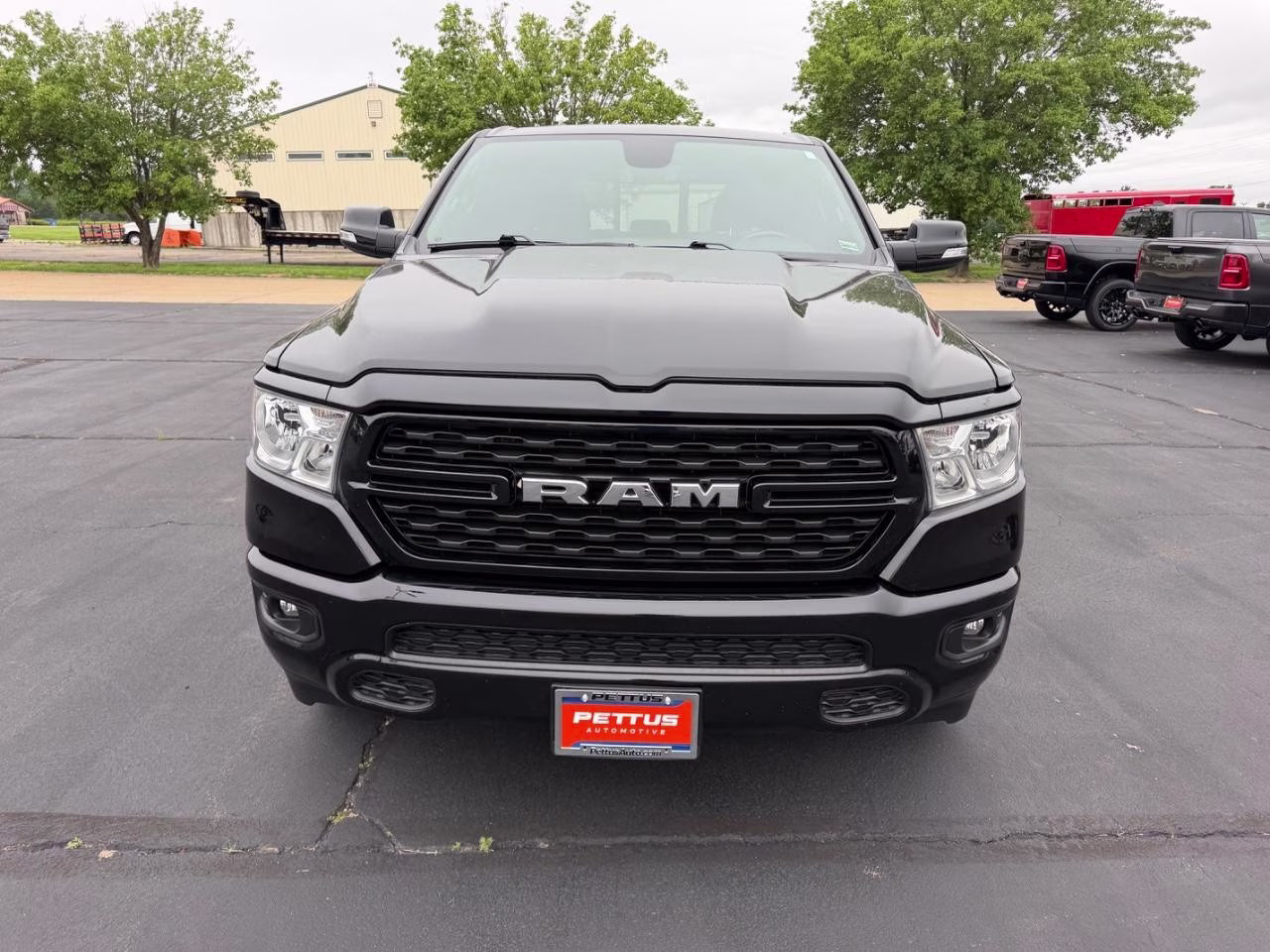 2022 Diamond Black Crystal Pearlcoat Ram 1500 4WD Big Horn Crew Cab 4X4 Truck