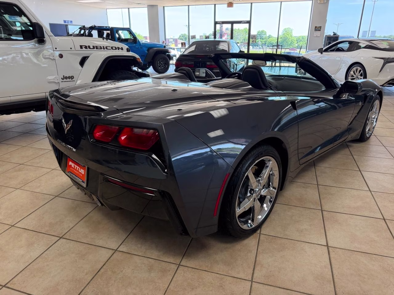 2014 Cyber Gray Metallic Chevrolet Corvette Stingray Base 3LT RWD Convertible