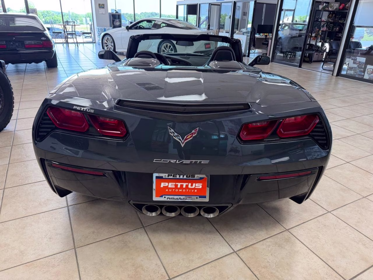 2014 Cyber Gray Metallic Chevrolet Corvette Stingray Base 3LT RWD Convertible