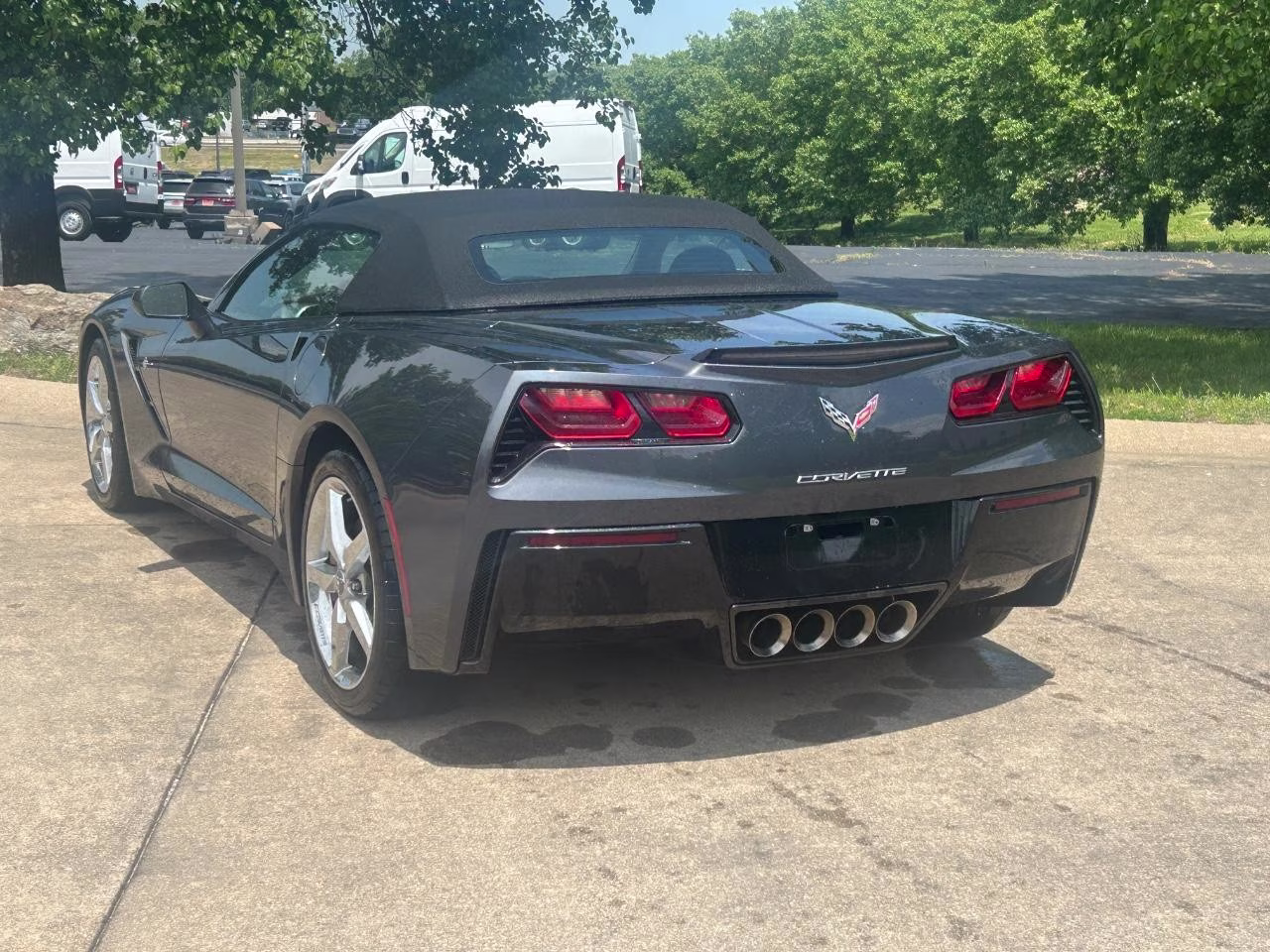 2014 Cyber Gray Metallic Chevrolet Corvette Stingray Base 3LT RWD Convertible