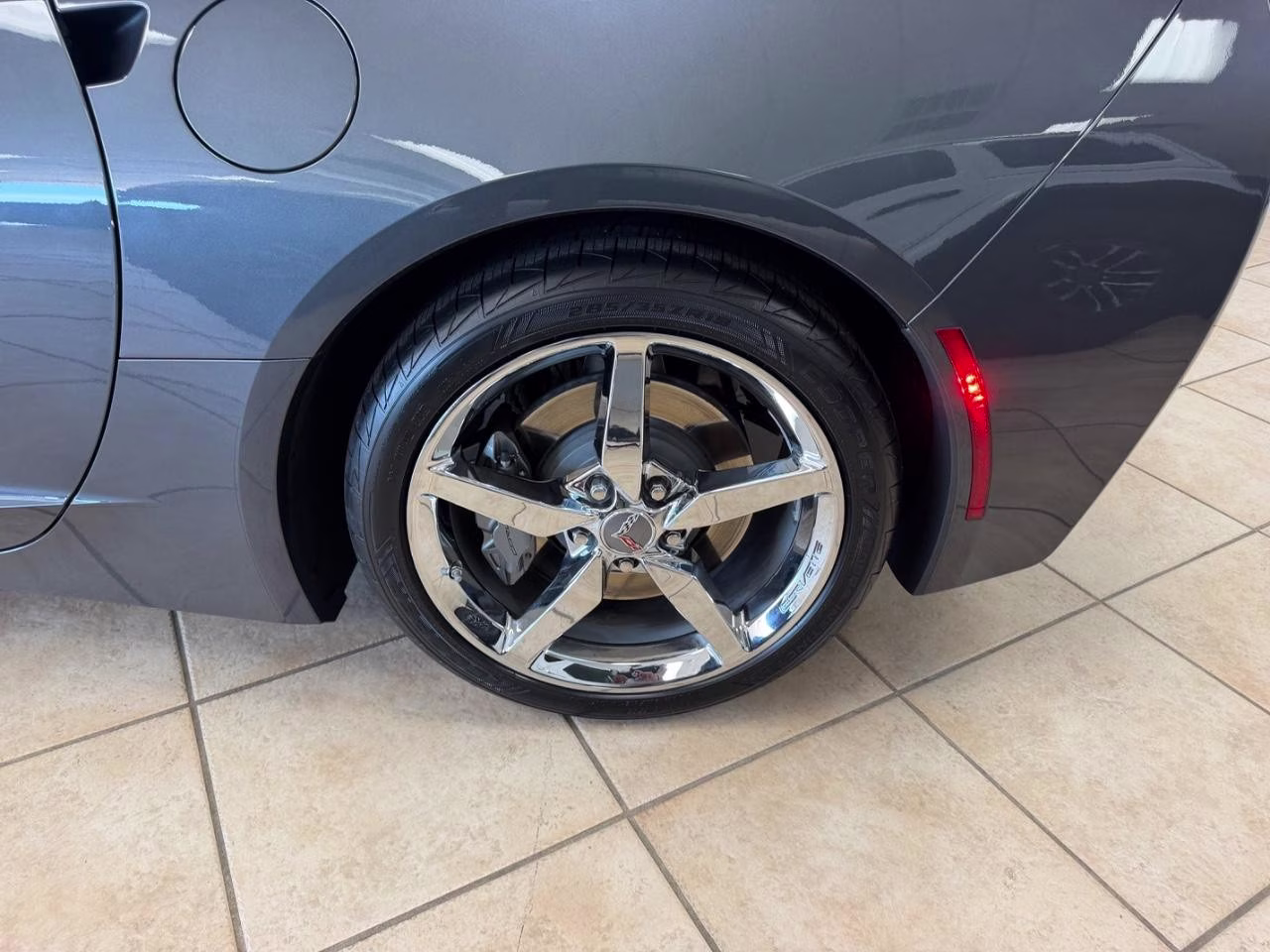 2014 Cyber Gray Metallic Chevrolet Corvette Stingray Base 3LT RWD Convertible