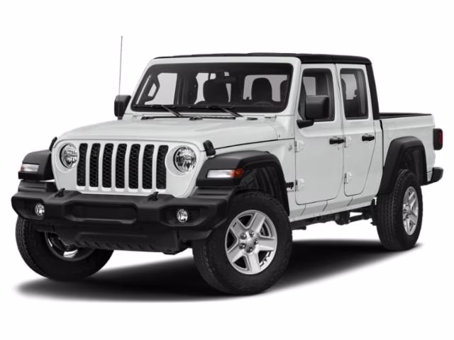 2020 White Jeep Gladiator 4X4 Truck